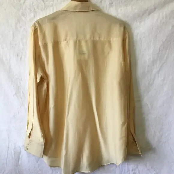 With.It Yellow Long-Sleeve Button Shirt - Picture 11 of 14